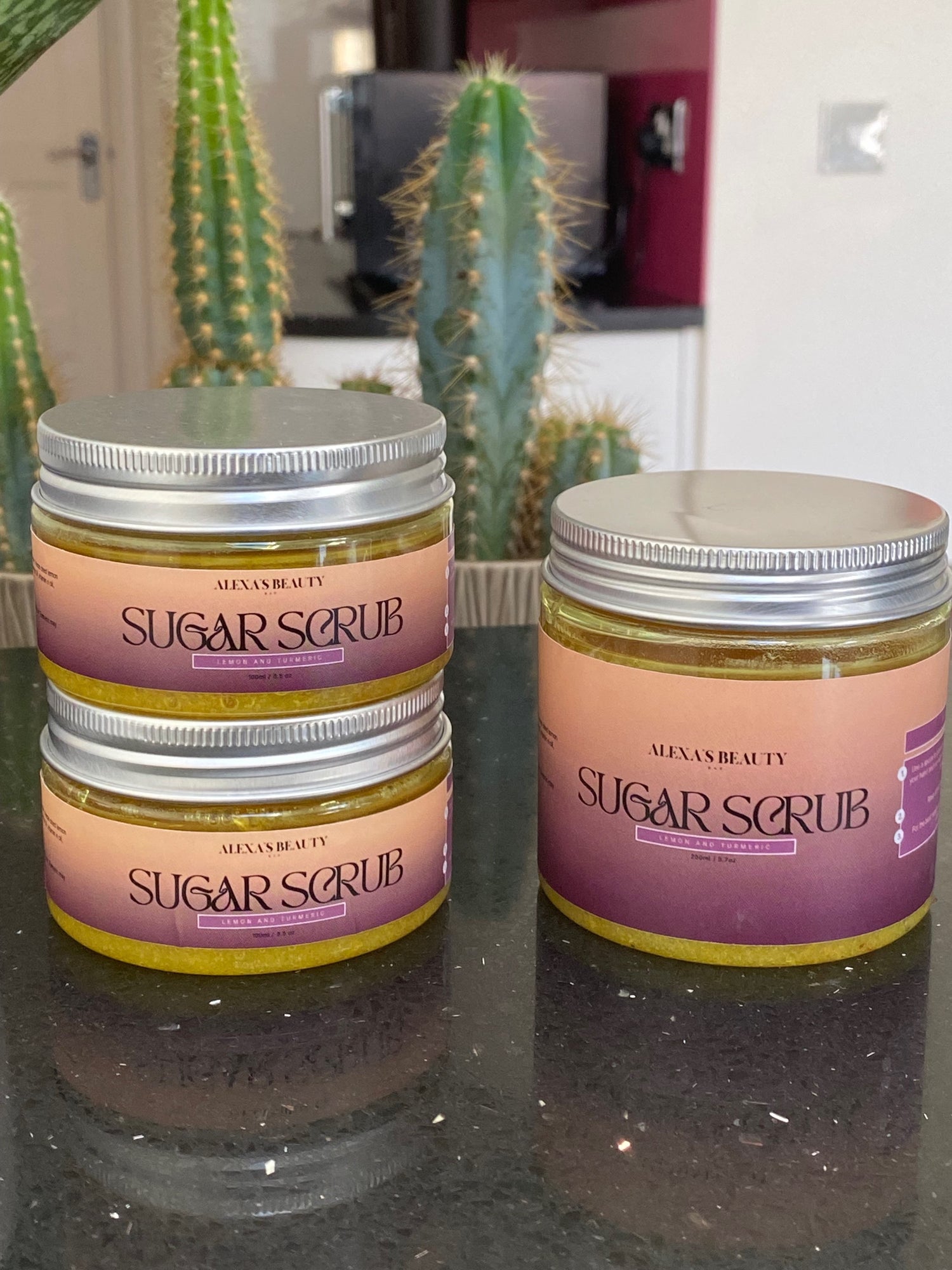 Lemon and Turmeric Sugar Scrub image 0